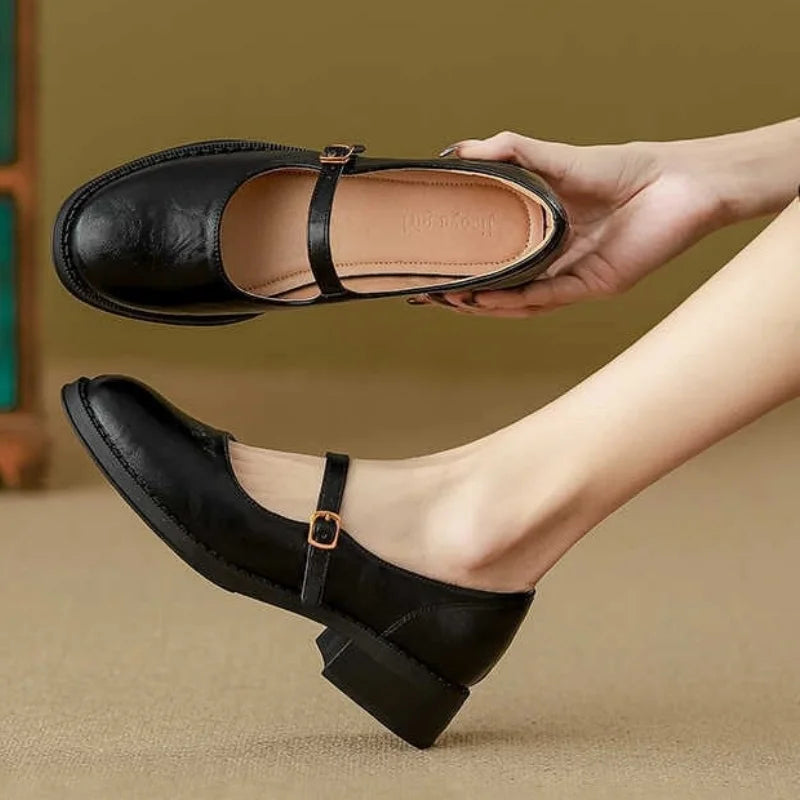 Belle | Timeless Leather Mary Jane Comfort Shoes